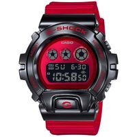 Reloj Casio G-Shock GM-6900B-4 Digital Acero Inoxidable Negro Correa Resina Roja