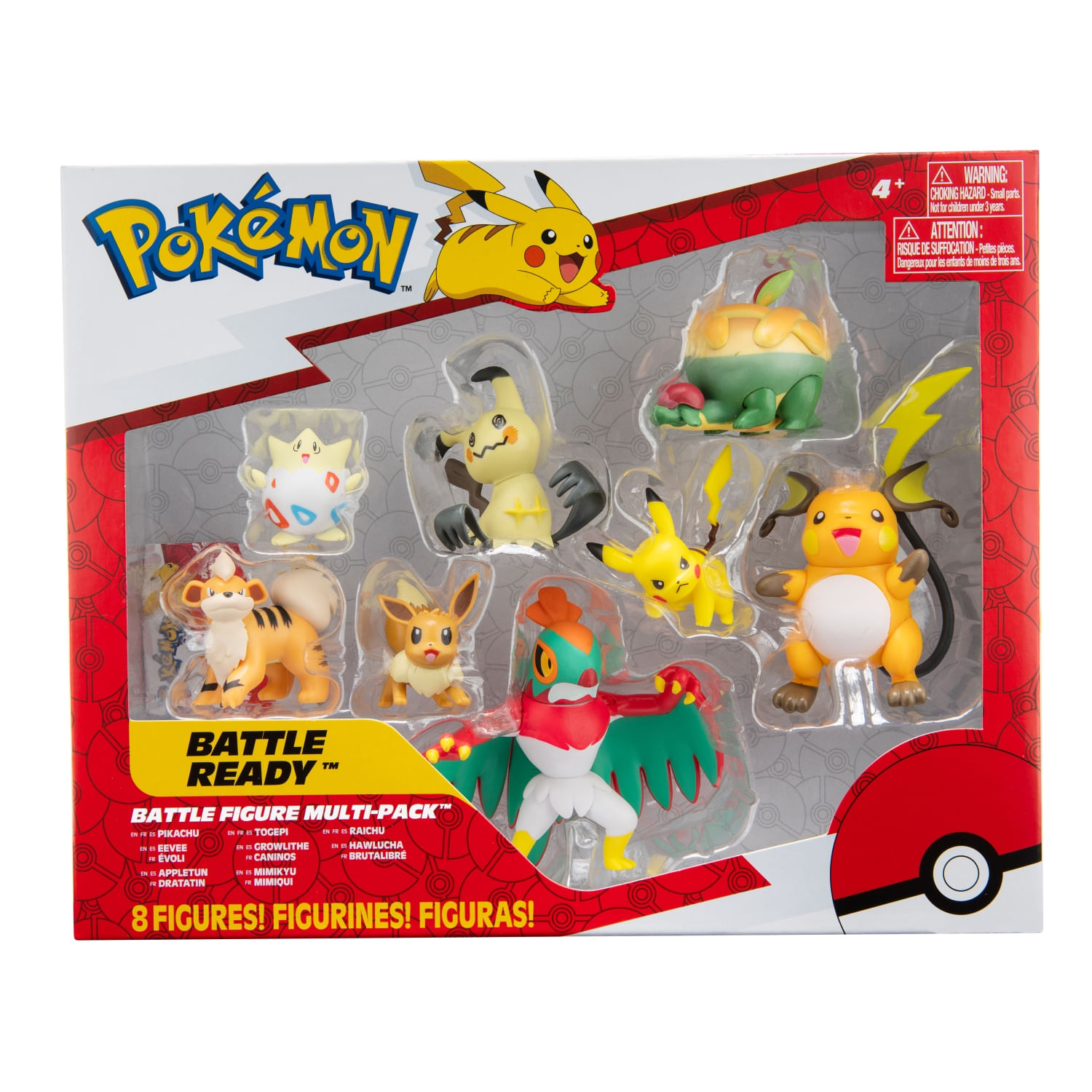 Figuras Pokemon Pack De 8 Multipack De Batalla
