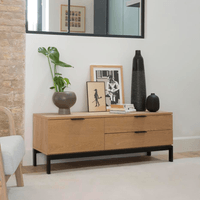 Aparador Bajo Contemporáneo Namora Marrón 120 cm