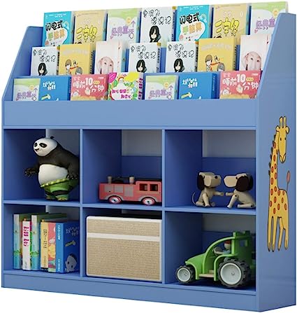 Librero Jueguetero Infantil Melman Azul Muebles Bonno