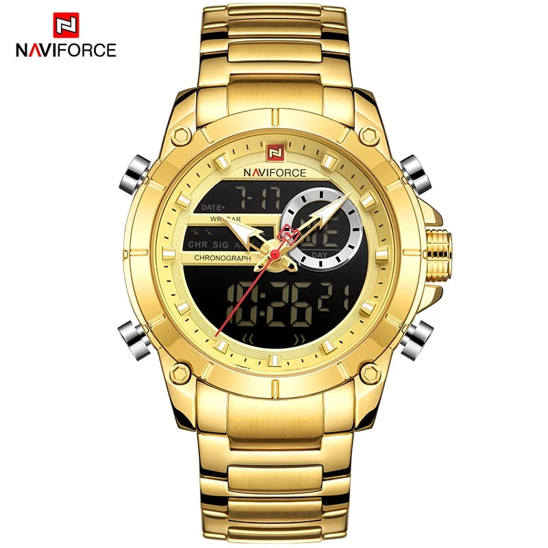 Reloj Naviforce Acero Dorado NAV-17