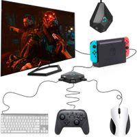 Adaptador de Teclado Mouse para Nintendo Switch Oled , PS4, PS3, Xbox One/360 dobe