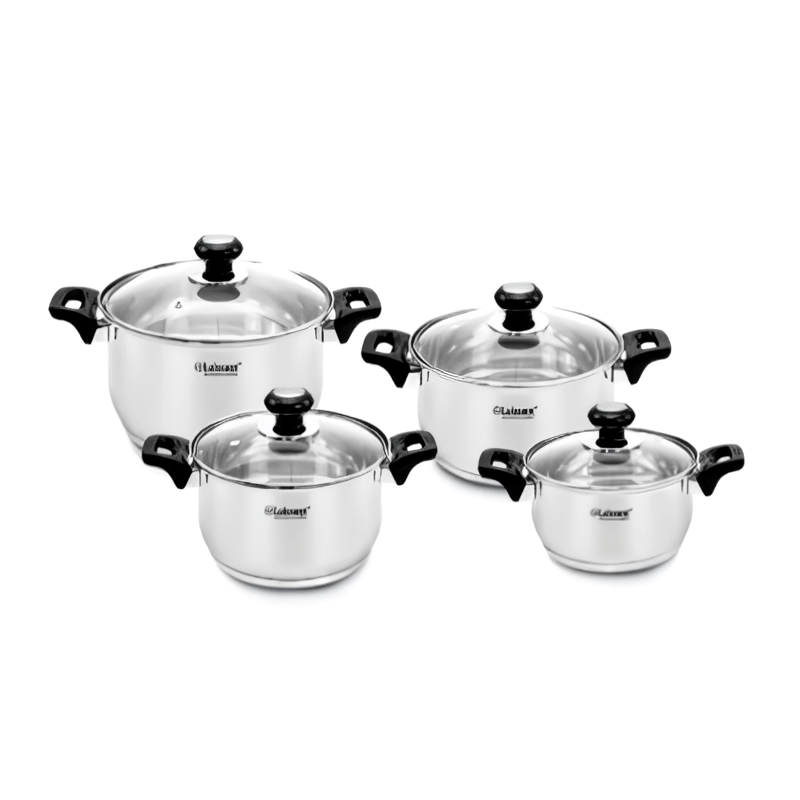 Juego de ollas Luissant LU 1104A 6 Piezas Negro