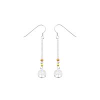 Aretes Arbol de vida plata 925