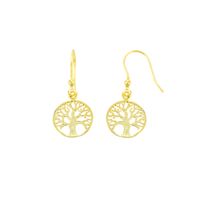 Aretes Arbol de Vida AC. Plata 925