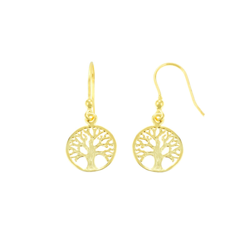 Aretes Arbol de Vida AC. Plata 925
