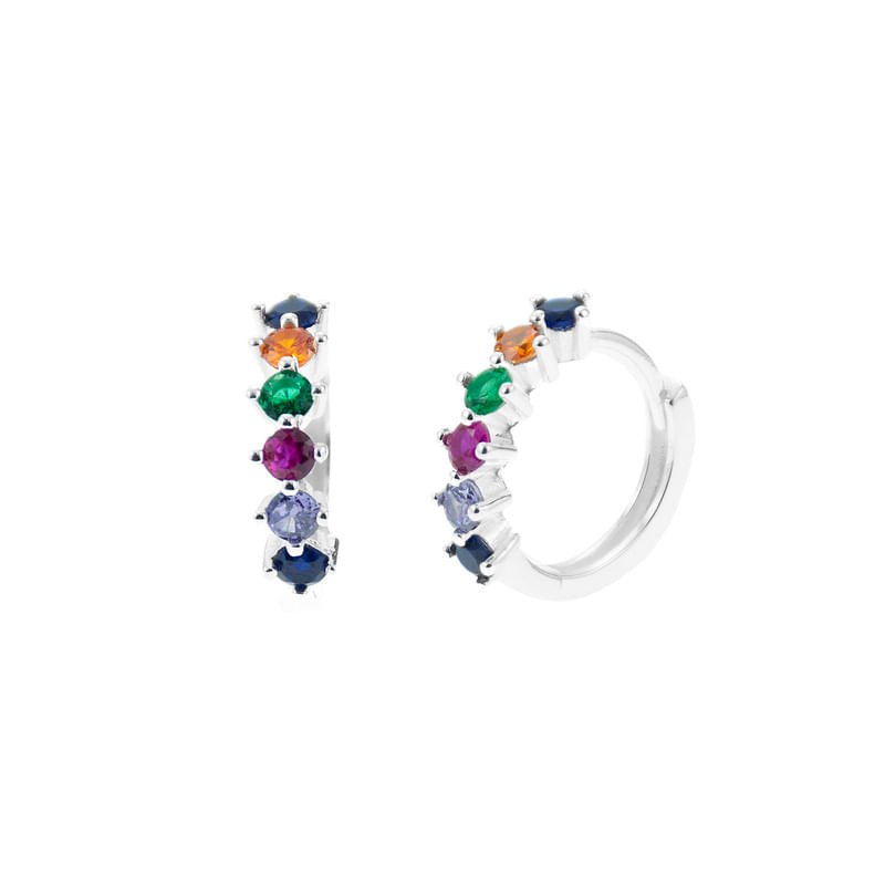 Argolla Multicolor Plata 925