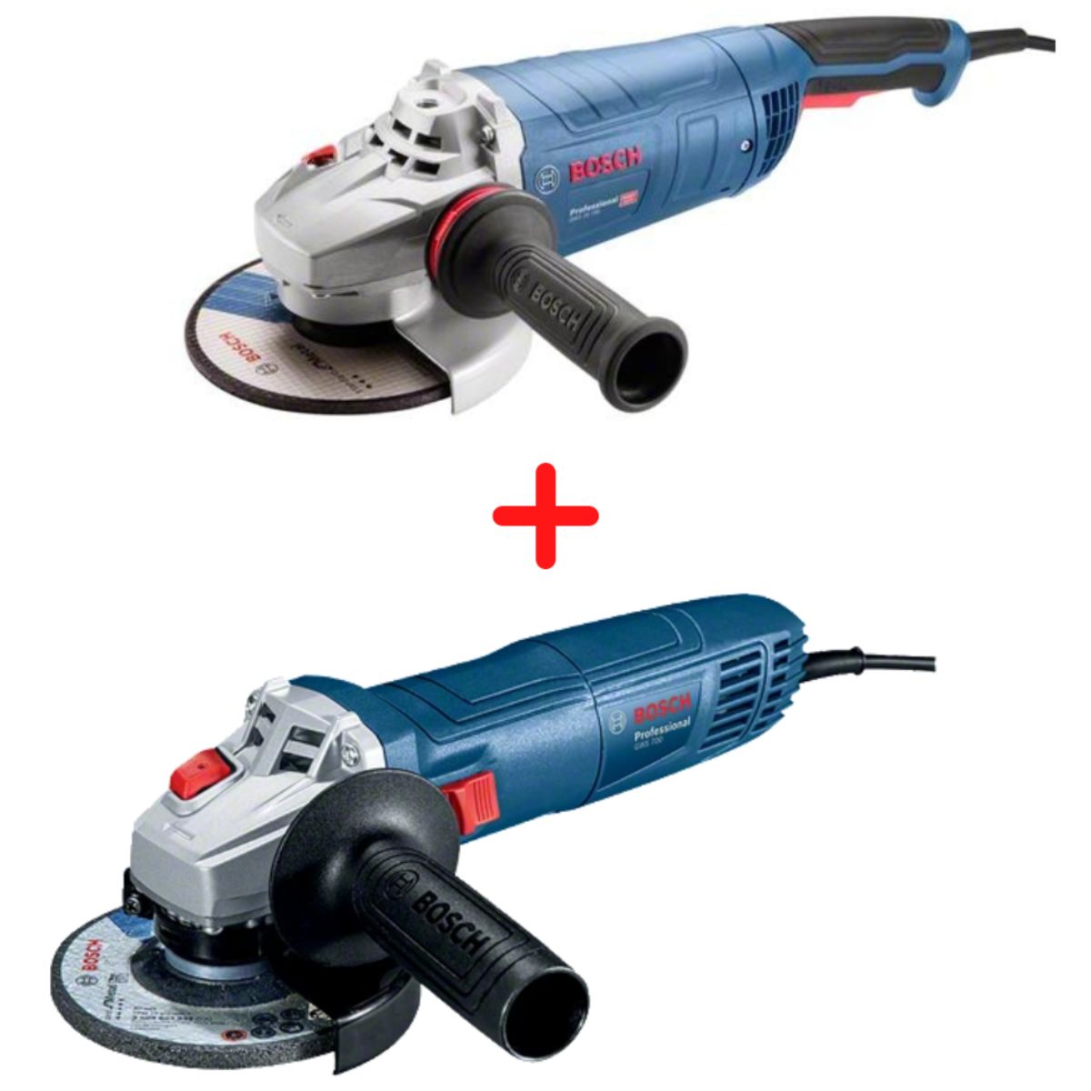 Esmeril angular Bosch GWS 25-180 + Esmeril baby GWS 700