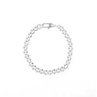 Pulsera Oval Donas Plata 925 Hombre