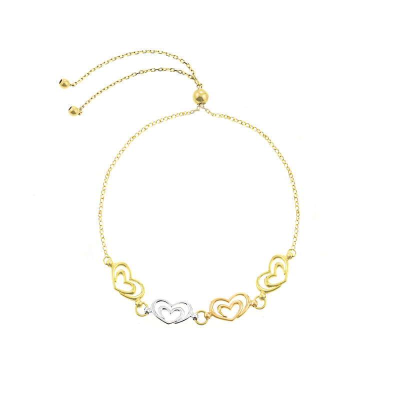 Pulsera Bestfriends Corazón Oro 18k