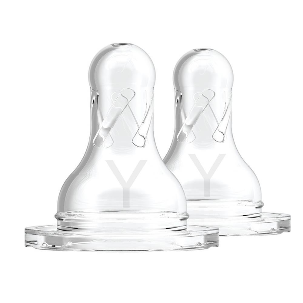 Set x2 unds. de tetina de Silicona Boca Estrecha en Corte Y