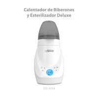 Calentador de biberones y esterilizador Deluxe