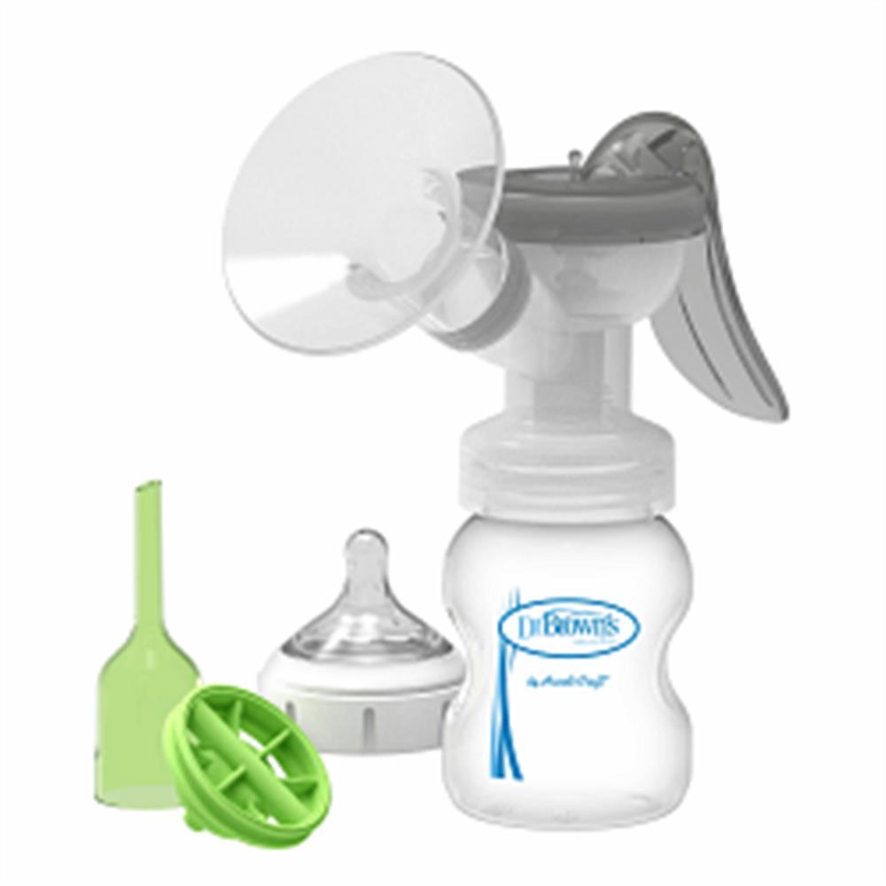 Extractor de leche manual + Biberon de boca ancha 5oz