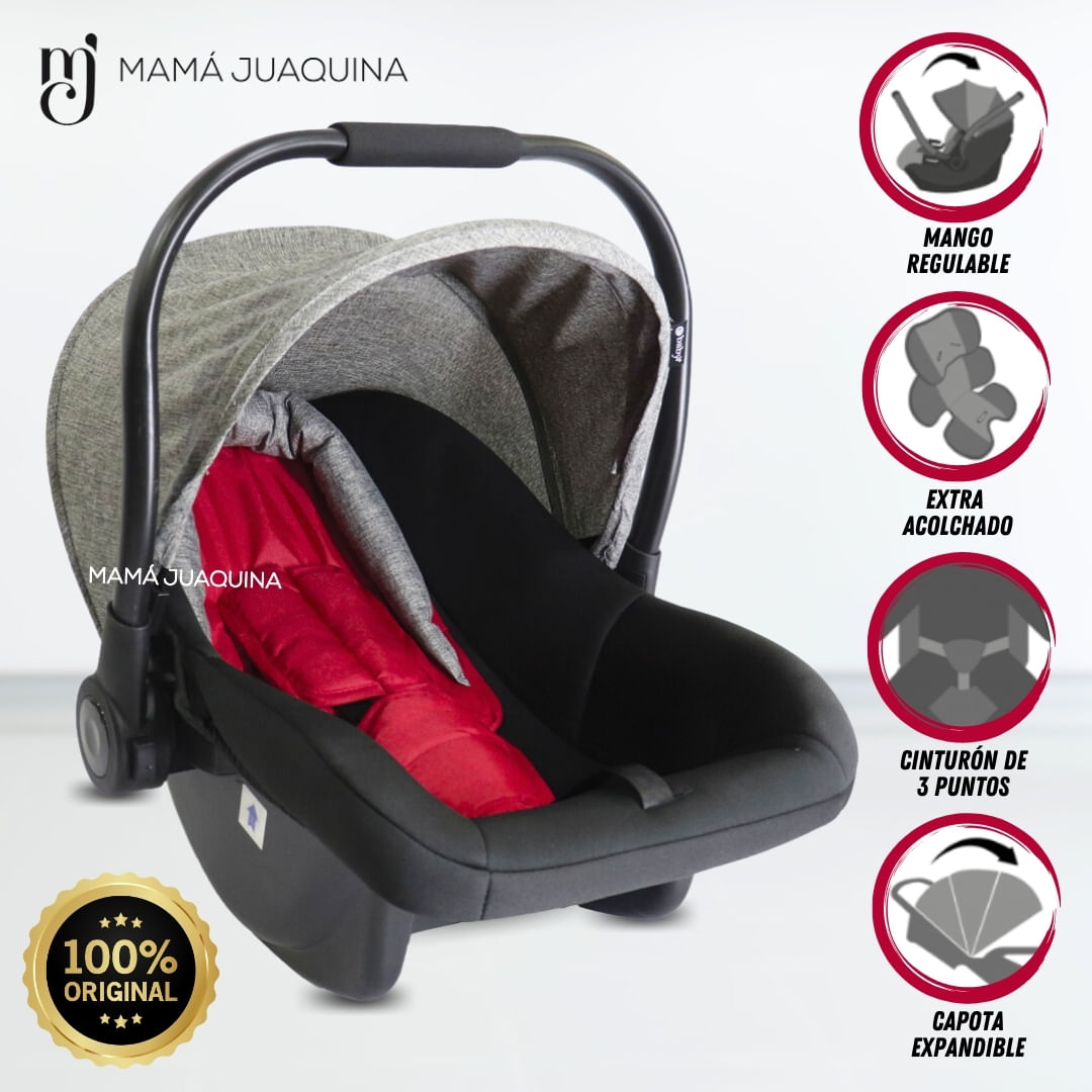 Portabebé de Lujo «NODAL» Edición Limitada Rojo