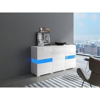 Recibidor Moderno con luces LED Beatriz color Blanco TU MESITA