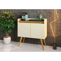 Aparador Moderno 2 puertas Bostón color Blanco/Duna TU MESITA