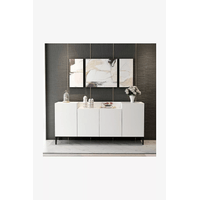 Aparador funcional 4 puertas Barcelona color Blanco TU MESITA