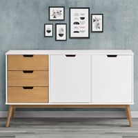 Aparador Vintage Moderno Abril Blanco 140cm TU MESITA