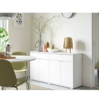 Aparador Moderno Sami 140cm Blanco TU MESITA