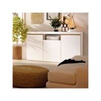 Aparador Moderno Elis color Blanco 3 puertas TU MESITA