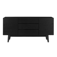 Aparador moderno multiusos Nicolás color Negro TU MESITA