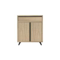 Aparador Nórdico 2 puertas 1 cajón Renato color Duna TU MESITA