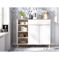 Aparador de Cocina Italia color Blanco/Roble TU MESITA
