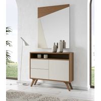 Mueble Recibidor Moderno 1 puerta 2 cajones Saúl TU MESITA