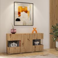 Aparador Moderno  Karito color Duna TU MESITA 3 puertas