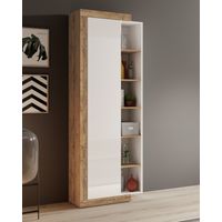 Vitrina Minimalista Sahara color Blanco/Duna TU MESITA
