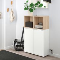 Aparador Organizador Larco color Blanco/Haya TU MESITA