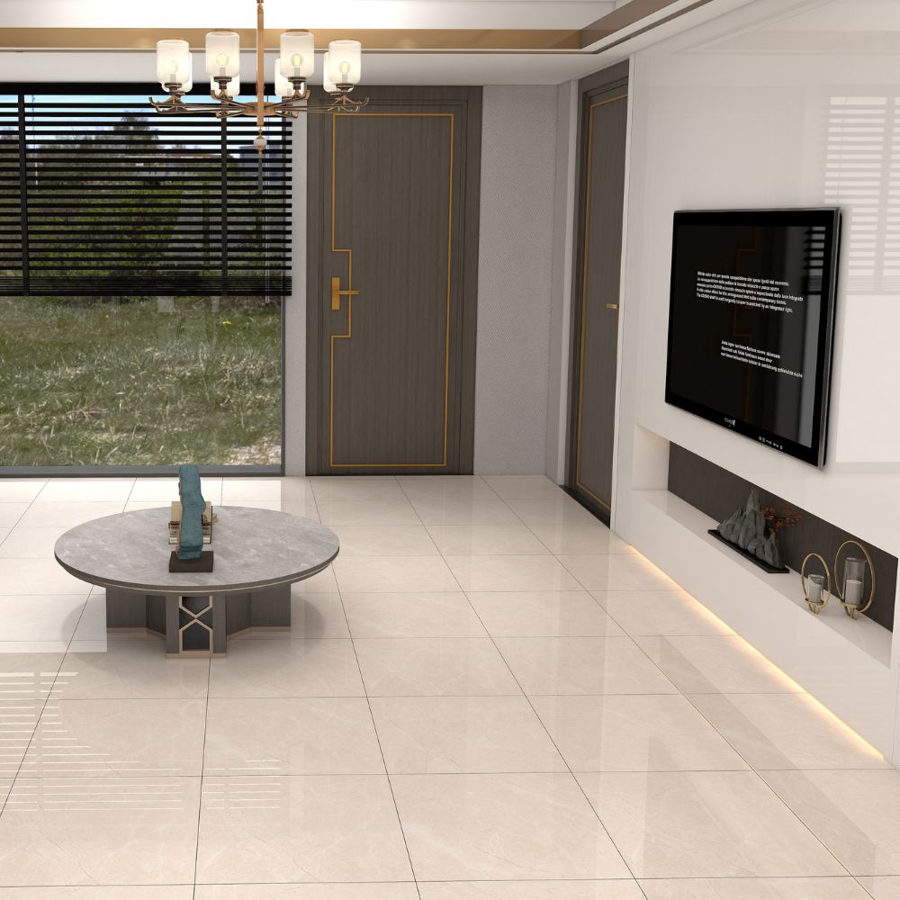 Piso Marmolizado Beige 60x60cm 1.44m2 Orange
