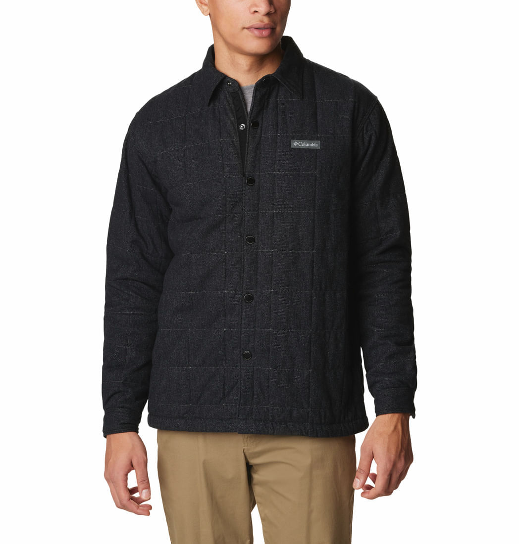 CAMISA COLUMBIA LANDROAMER NEGRO PARA HOMBRE