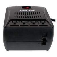 Estabilizador de voltaje Forza FVR-3002 4 salidas, puerto RJ45-220V, largo de cable 1.2 m , negro