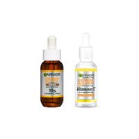 Pack Garnier Rutina Am-Pm Express Aclara Serum 30 Ml +  Serum Noche 30 Ml