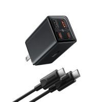 Cargador  Baseus GaN 6 Pro 65W Carga Rápida 4 Puertos con Cable 1m