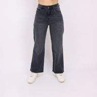 Jean Kayra Poblet Mujer Straight Mfy Crop G GRIS