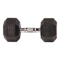 Mancuerna Hexagonal 30lbs 14kg Encauchetada Pesa K6