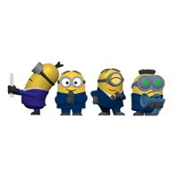 Figuras Pack X4 Minions Mi Villano Favorito 5 Cm