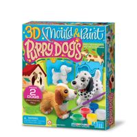 Moldea Y Pinta Figuras En 3D Modelo Perro 4M