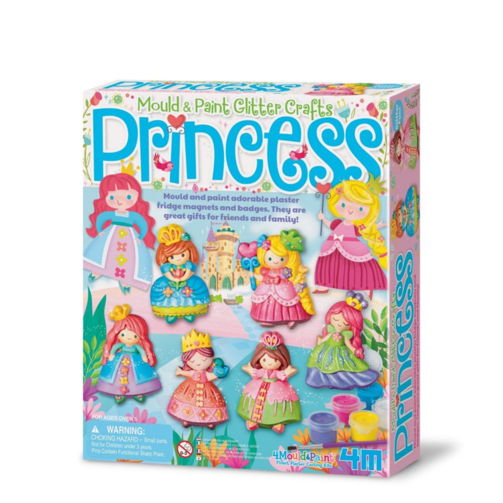 Moldea Y Pinta Figuras Modelo Princesas 4M