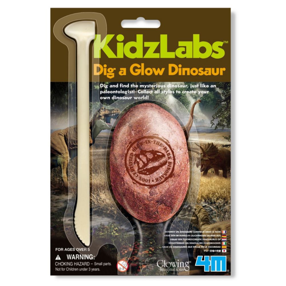 Juego De Mesa 4M Excava Y Encuentra Dinosaurio Brilla