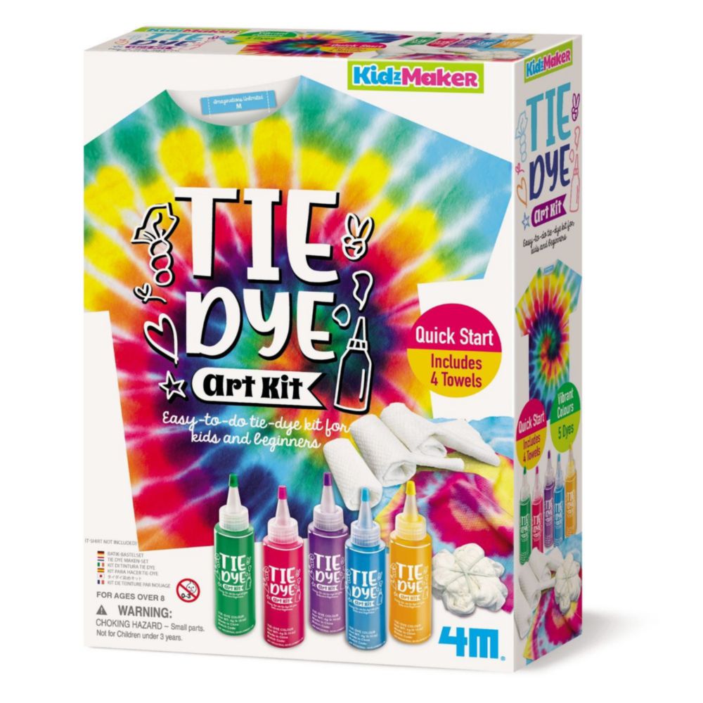 Set Pinta Telas Estilo Tie Dye Diy 4M