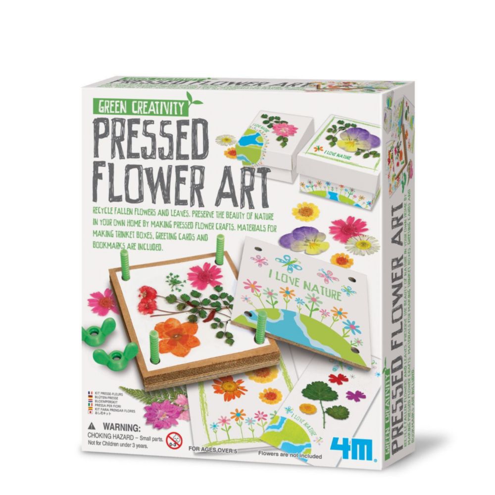 Juego De Mesa 4M Set De Prensado De Arte Floral Green