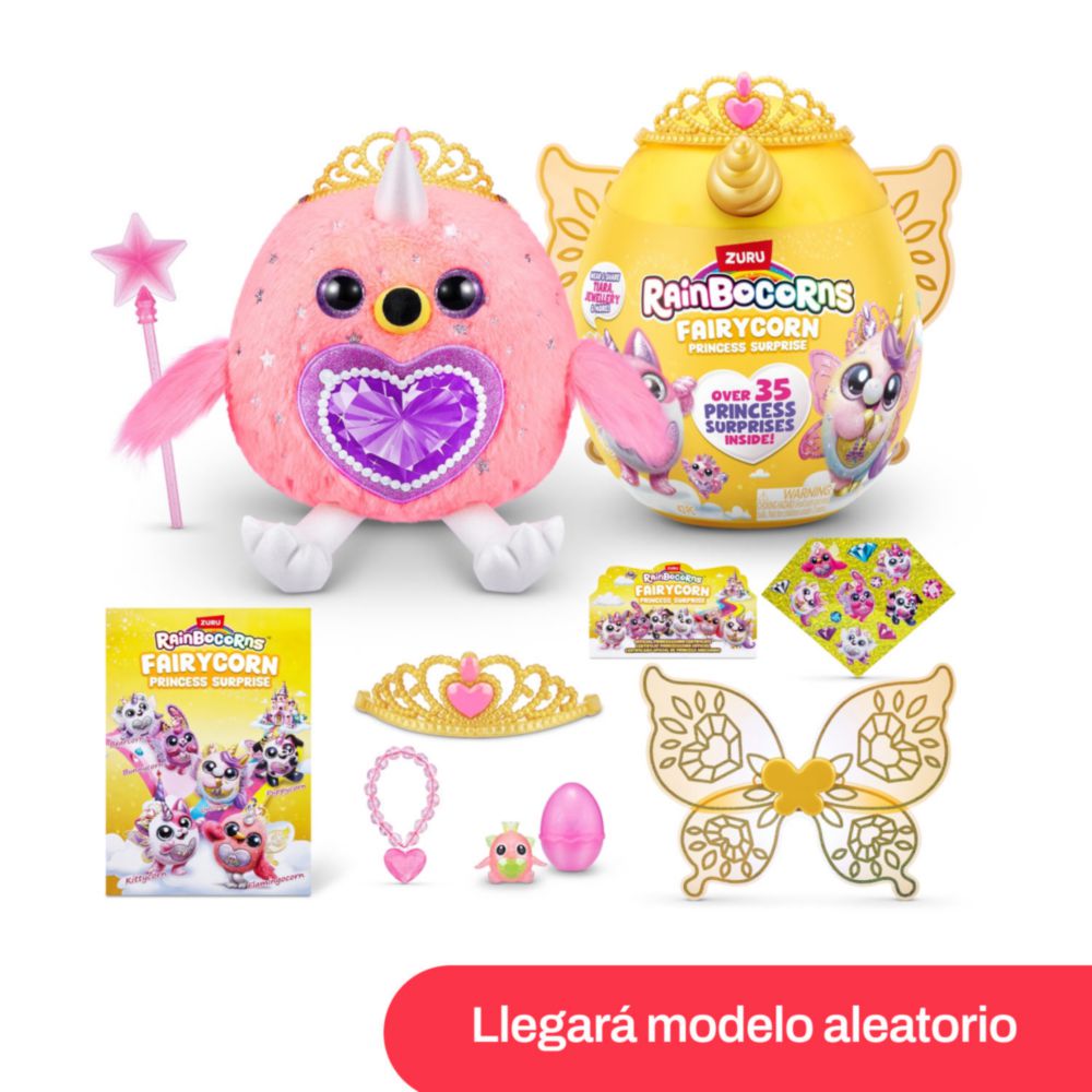 Peluche Rainbocorns Princesa Hada Sorpresa