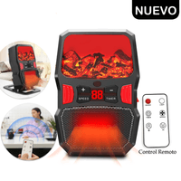 Calefactor Portátil y Potente Flame Heater 1000 Watts con Control