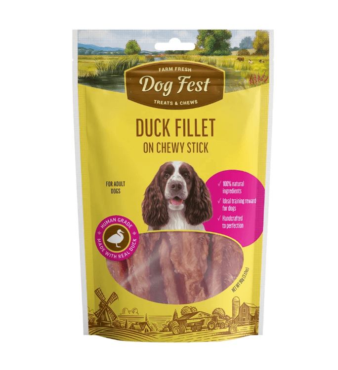 Dog Fest Duck Fillet on Chewy Stick 90g