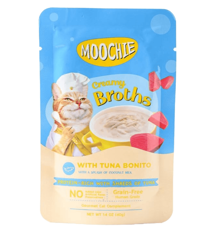 Moochie Caldo cremoso de Atún Bonito 40g