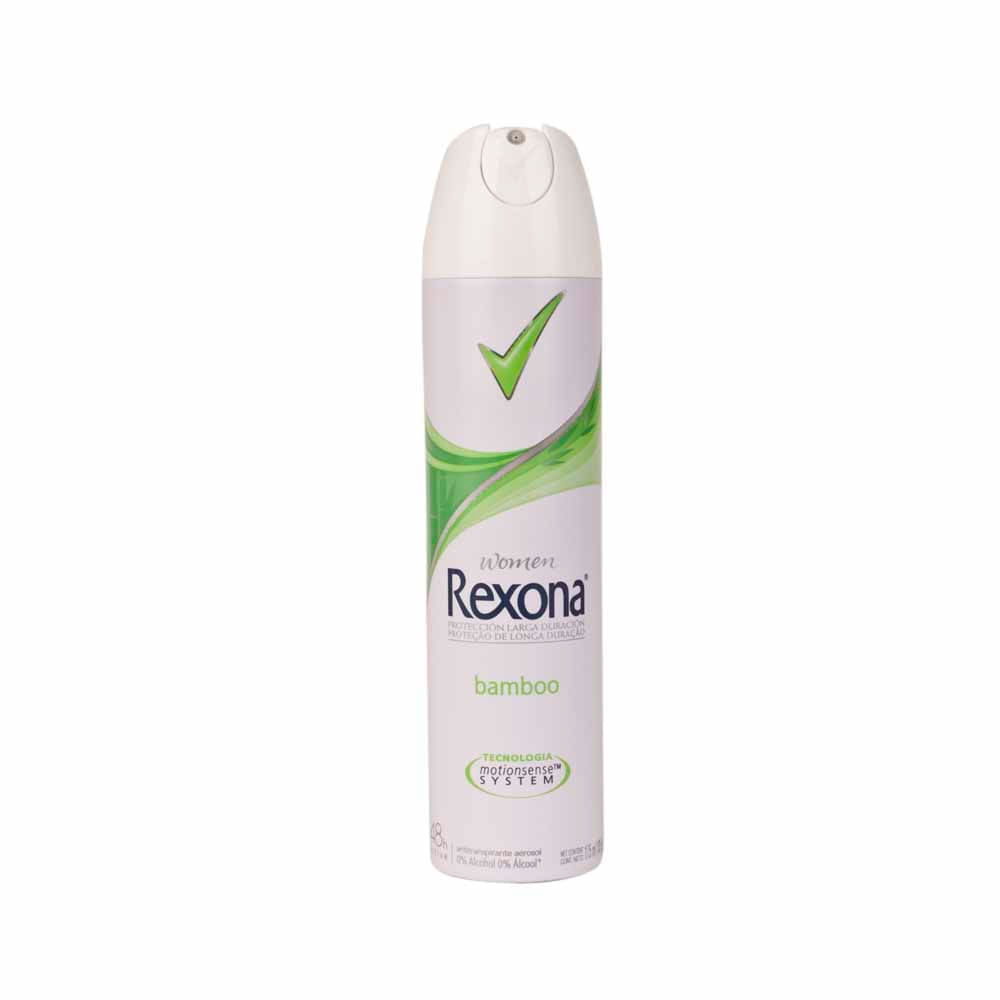 Desodorante Aerosol para Mujer REXONA Bamboo Frasco 175ml