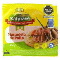 Mortadella de Pollo NATURAVE Paquete 200g
